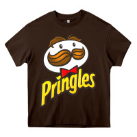 Chocolate Brown pringles snack for all Heavy Core Tee - ArtMosaic