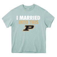 Arona Purdue Boilermakers Married Into This - Apparel Heavy Core Tee - ArtMosaic