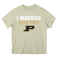 Mossy Purdue Boilermakers Married Into This - Apparel Heavy Core Tee - ArtMosaic