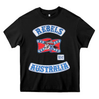 Black rebel MC supporter Heavy Core Tee - ArtMosaic