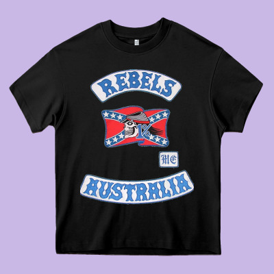 Rebel Mc Supporter Heavy Core Tee Designed By Artmosaic