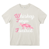 Cream whiskey tango foxtrot military womens fun wtf quote t shirt Heavy Core Tee - ArtMosaic