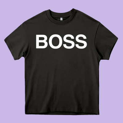 Boss Premium Heavy Core Tee Designed By Artmosaic