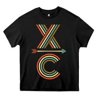 Black X-Country Design For Cross Country Runners and Coaches Heavy Core Tee - ArtMosaic