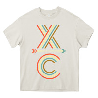 Cream X-Country Design For Cross Country Runners and Coaches Heavy Core Tee - ArtMosaic