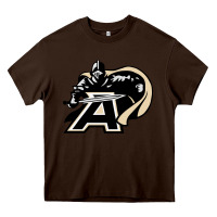 Chocolate Brown army black knights Heavy Core Tee - ArtMosaic