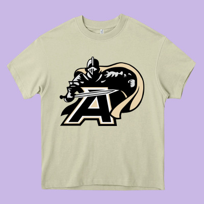 Army Black Knights Heavy Core Tee Designed By Artmosaic