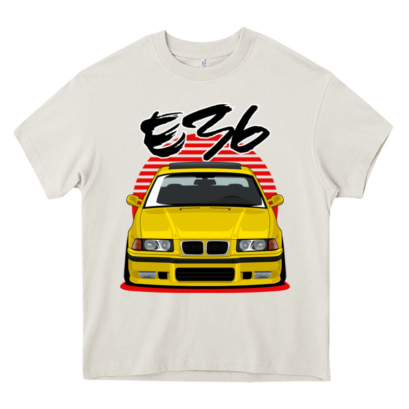 Yellow E36 Heavy Core Tee by ArtMosaic | Teevron