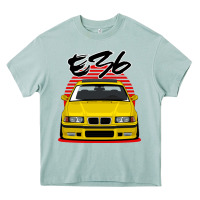 Arona Yellow E36 Heavy Core Tee - ArtMosaic