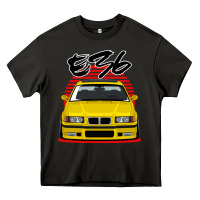 Asphalt Yellow E36 Heavy Core Tee - ArtMosaic