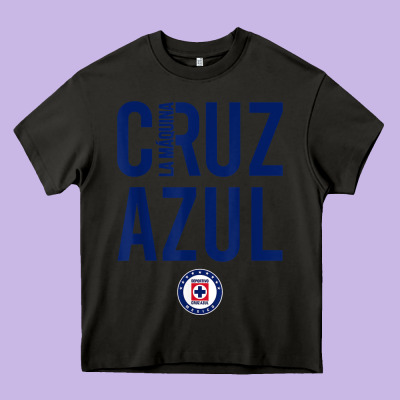 Deportivo Cruz Azul T Shirt Heavy Core Tee Designed By Artmosaic