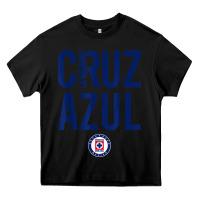 Black deportivo cruz azul t shirt Heavy Core Tee - ArtMosaic
