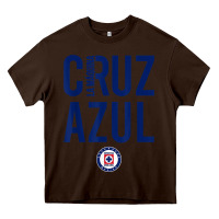 Chocolate Brown deportivo cruz azul t shirt Heavy Core Tee - ArtMosaic
