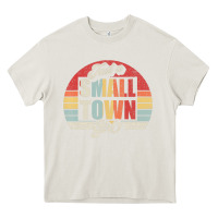 Cream Limited Edition Retro Vintage Just A Small Town Girl Heavy Core Tee - ArtMosaic