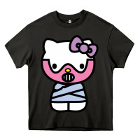 Asphalt hell kitty cute devil Heavy Core Tee - ArtMosaic
