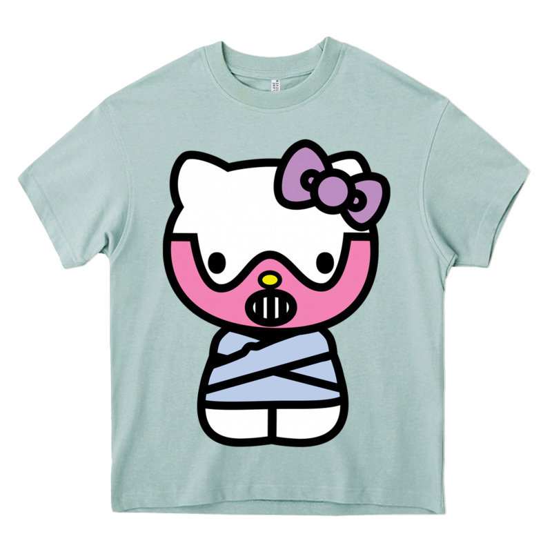 Hell Kitty Cute Devil Heavy Core Tee by ArtMosaic | Teevron