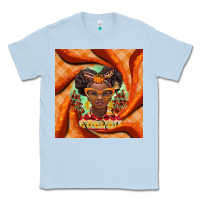 Dusty Blue fall african girl Classic Tee - BarkalooDesign