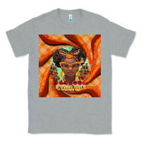 Heather Grey fall african girl Classic Tee - BarkalooDesign