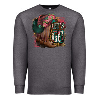 Charcoal Heather Let's Go Premium Sweatshirt - Jasminsmagicworld