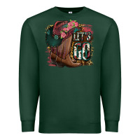 Sports Green Let's Go Premium Sweatshirt - Jasminsmagicworld
