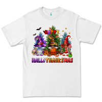 White happy hallothanksmas Premium Tee - FaDigitalArtStudio