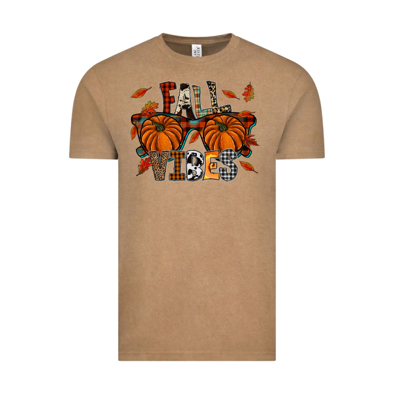 Autumn Style With Pumpkins Vintage Tee by CowhideDigitalArt | Teevron