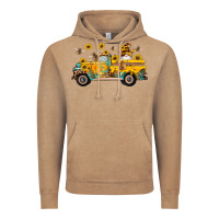 Vintage Coffee western bee gnomes truck sunflowers honeycomb beehive honey turquoise Vintage Hoodie - Artiststas