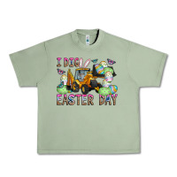 Oil Green I Dig Easter Day Urban Heavy Tee - CowhideDigitalArt