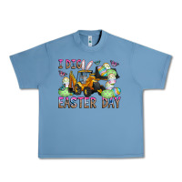 Pebble Blue I Dig Easter Day Urban Heavy Tee - CowhideDigitalArt