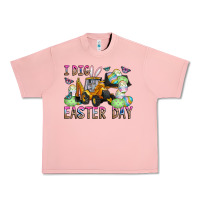Salmon I Dig Easter Day Urban Heavy Tee - CowhideDigitalArt
