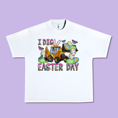 I Dig Easter Day Urban Heavy Tee Designed By Cowhidedigitalart