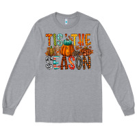 Heather Grey tis the season Long Sleeve Tee - RacoonDesign