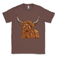 Chestnut highland cow Classic Tee - RanaPortraitStore