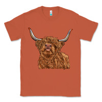 Copper highland cow Classic Tee - RanaPortraitStore