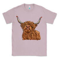 Lilac highland cow Classic Tee - RanaPortraitStore