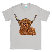 Moon Dust highland cow Classic Tee - RanaPortraitStore