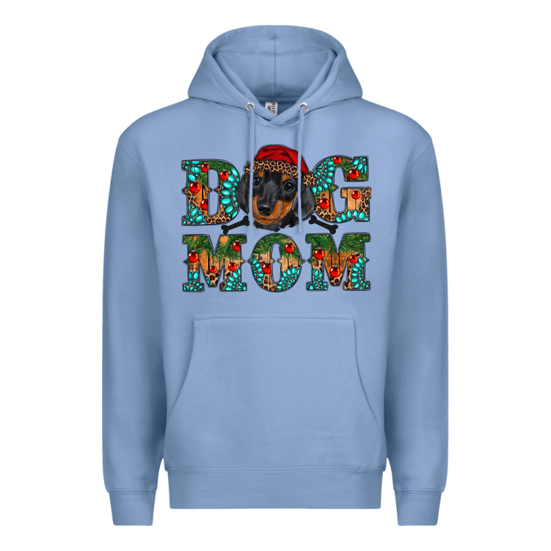 Christmas Dog Mom Dachshund Premium Hoodie by RanaPortraitStore | Teevron