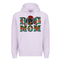 Lilac christmas dog mom dachshund Premium Hoodie - RanaPortraitStore