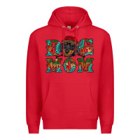 Red christmas dog mom dachshund Premium Hoodie - RanaPortraitStore