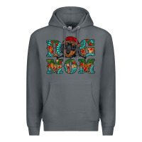 Rock christmas dog mom dachshund Premium Hoodie - RanaPortraitStore