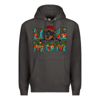 Smoke christmas dog mom dachshund Premium Hoodie - RanaPortraitStore