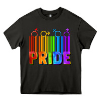 Asphalt Pride Barcode Heavy Core Tee - FaDigitalArtStudio