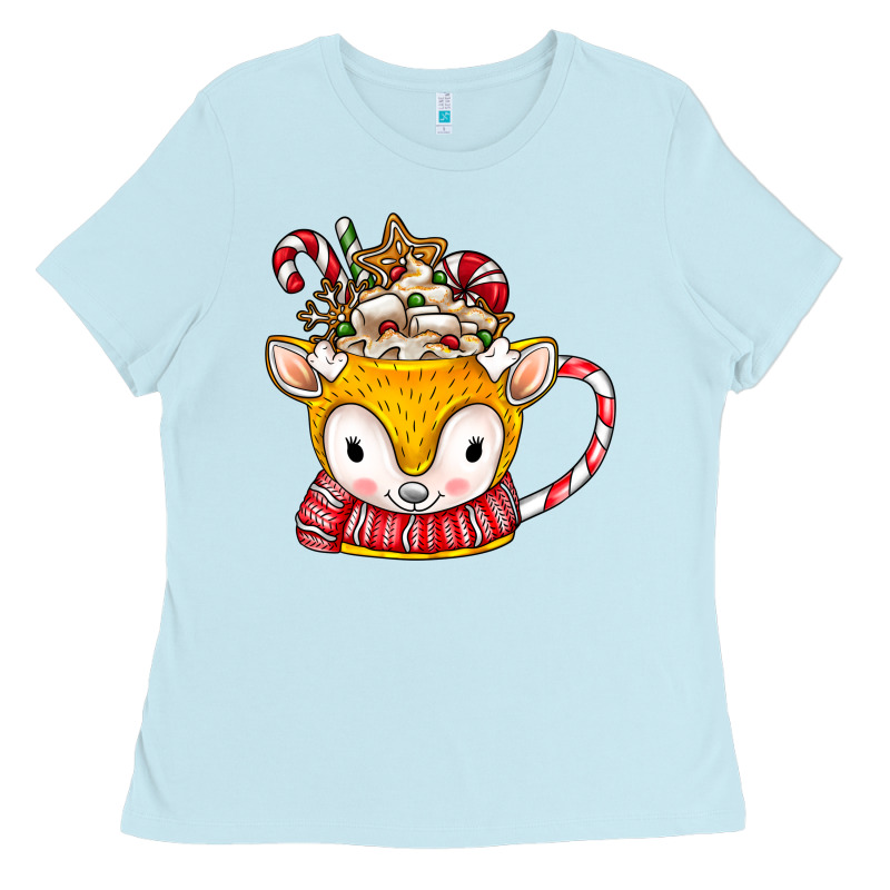 Coffee Cups Animal Ladies Tee by CowhideDigitalArt | Teevron