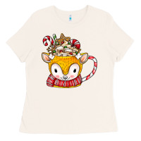 Bone coffee cups animal Ladies Tee - CowhideDigitalArt