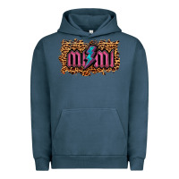 Pigment Midnight Navy Leopard Mimi Lightning Urban Hoodie - RanaPortraitStore