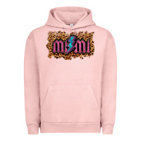 Pigment Salmon Leopard Mimi Lightning Urban Hoodie - RanaPortraitStore
