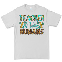 Dove Grey teacher of tiny humans Premium Tee - BundleAndBundleShop