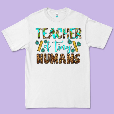 Teacher Of Tiny Humans Premium Tee Designed By Bundleandbundleshop