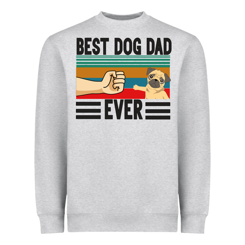 Best Dog Dad Ever Heavyweight Sweatshirt by Bettercallsaul | Teevron
