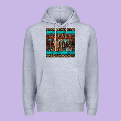 Nail Tech Life Mug Coaster Premium Hoodie Designed By Barkaloodesign